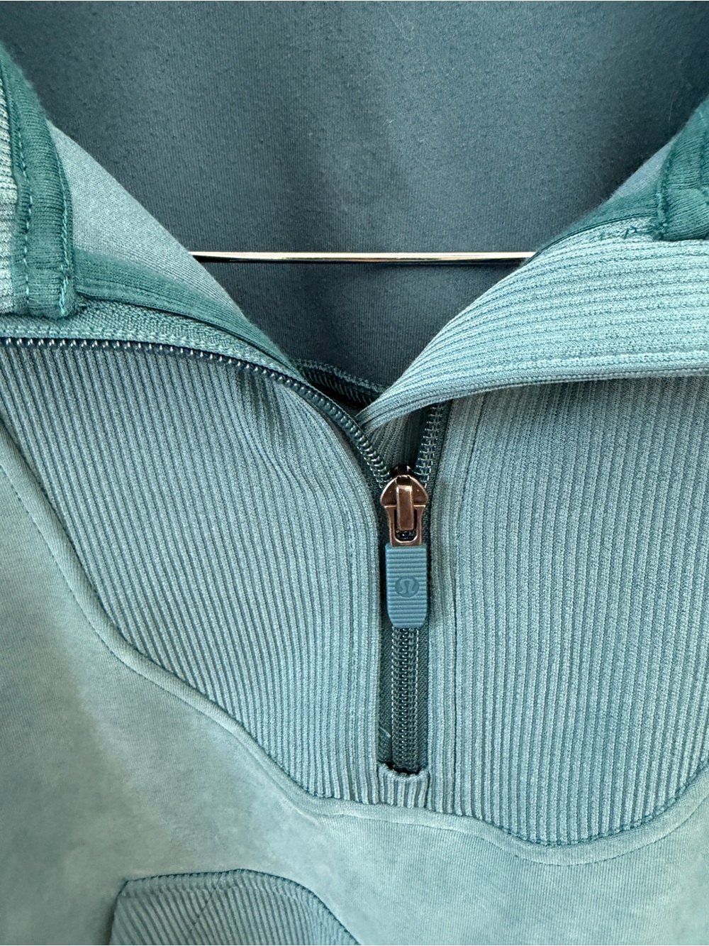 Lululemon Brushed Softstreme Ribbed Half Zip size 8 - Picture 4 of 9